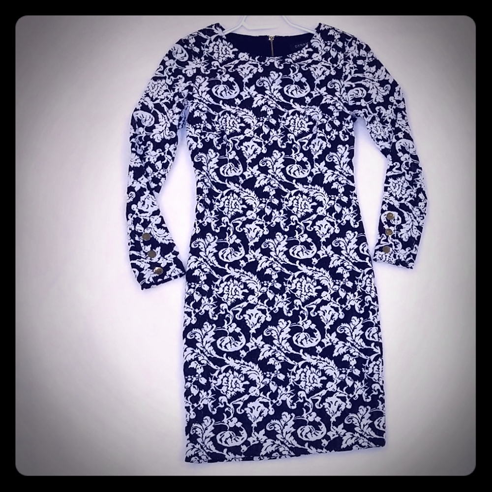 Long sleeve mini dress